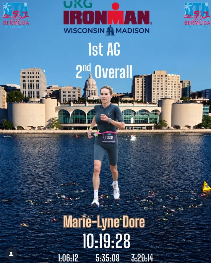 Ironman Wisconsin Dore Finishes Second Female Overall 